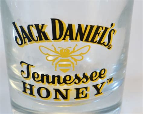 Jack Daniels Tennessee Honey Shot Glasses With Bee Logo On Etsy