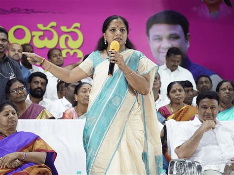 No Pm Ever Has Had Pictures At Ration Shops Kavitha Hits Out At Sitharaman