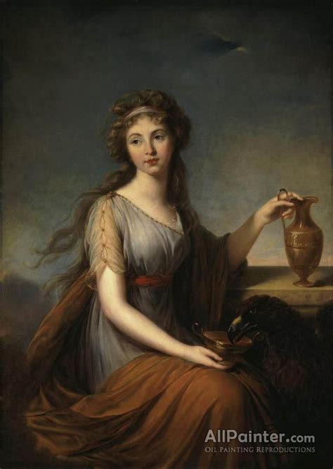 Elisabeth Louise Vigee Le Brun Portrait Of Anna Pitt As Hebe Oil