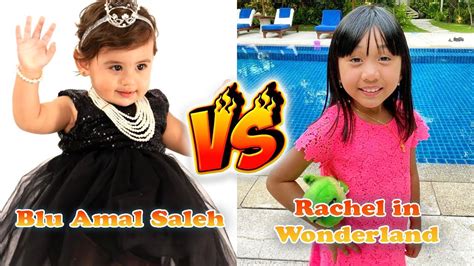 Blu Amal Saleh VS Rachel In Wonderland Transformation From Baby To