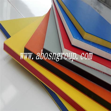 Double Color Plastic Sandwich Panel Dual Color Hdpe Sheet For Sale