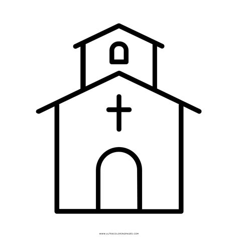 Igreja Desenho Para Colorir Ultra Coloring Pages