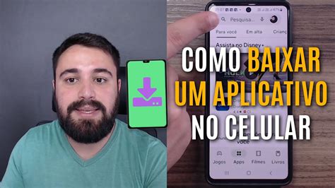 COMO BAIXAR UM NOVO APLICATIVO NO CELULAR YouTube