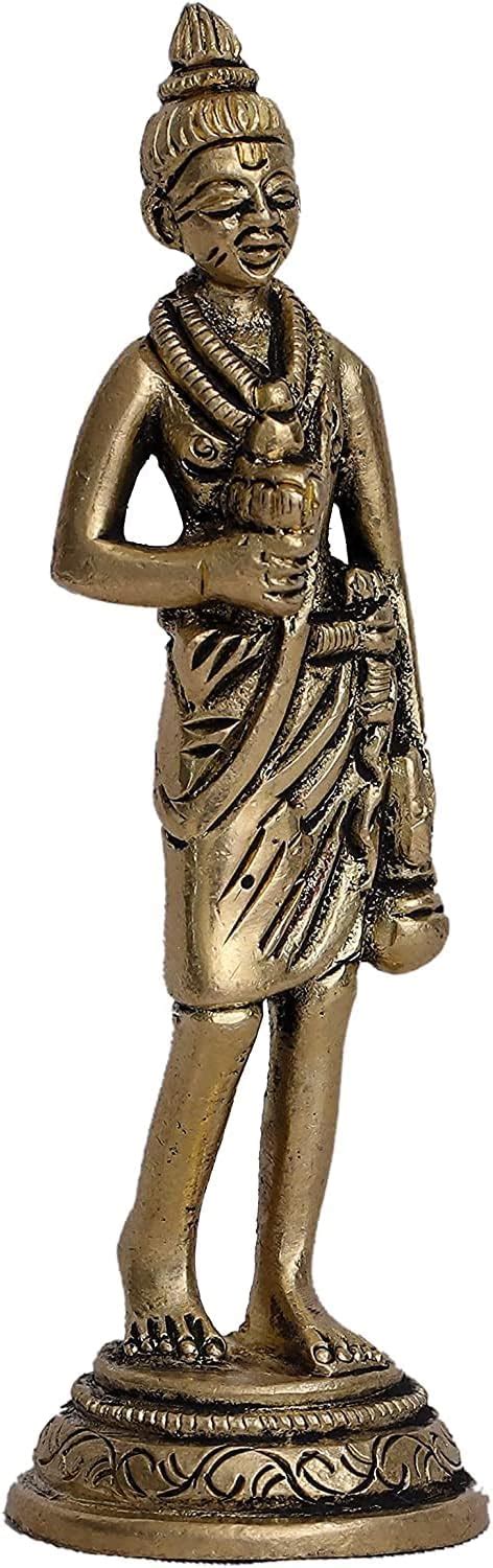 Buy Neelkanth Varni In Golden Brass Idol For Home Temple Hindu Lord