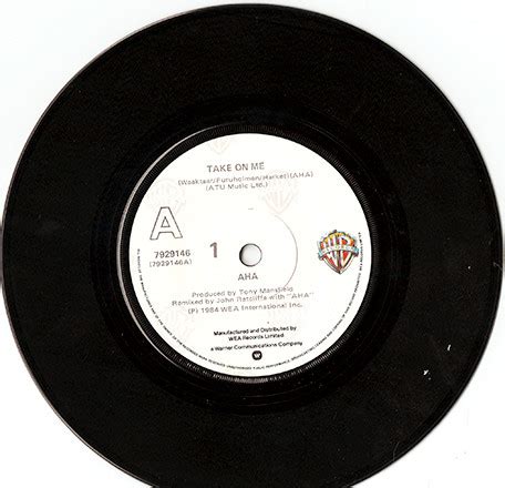 Aha* - Take On Me (1984, Vinyl) | Discogs