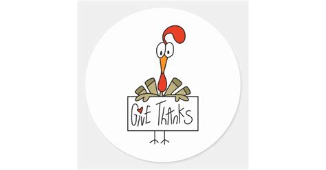 Stick Figure Turkey Stickers Zazzle