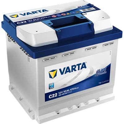 Varta BLUE Dynamic C22 12V 52Ah 470A EN 552 400 047 3132 Car Battery