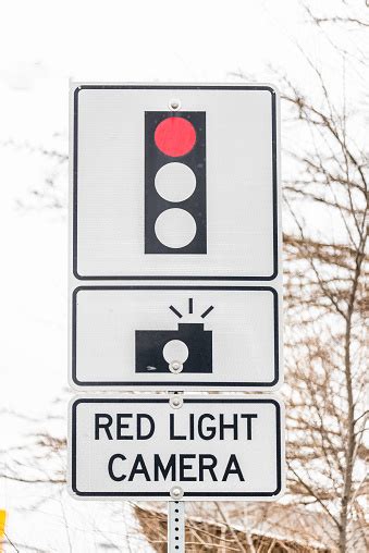 Red Light Camera Sign Stock Photo - Download Image Now - Canada, Color ...