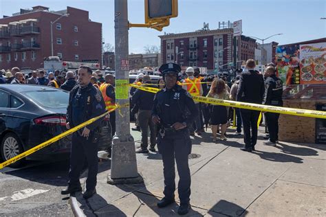 Live Updates Brooklyn Subway Shooting Suspect At Large After 10 People