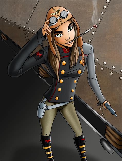 Dieselpunk Girl Version 2 By Screenmantis On Deviantart