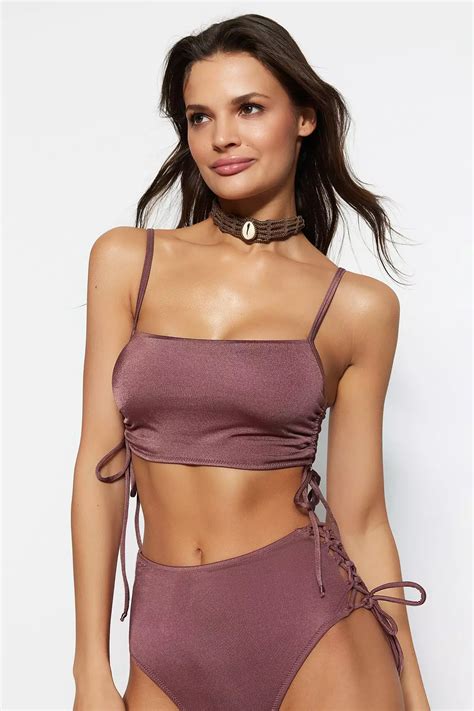 Buy Trendyol Strapless Tunnel Bikini Top Online Zalora Philippines