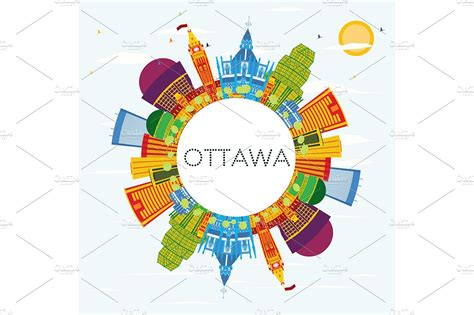 Ottawa Skyline | People Illustrations ~ Creative Market