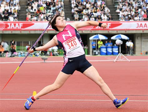 やり投げ北口榛花、五輪延期で助走変更「最善を」 陸上写真ニュース 日刊スポーツ