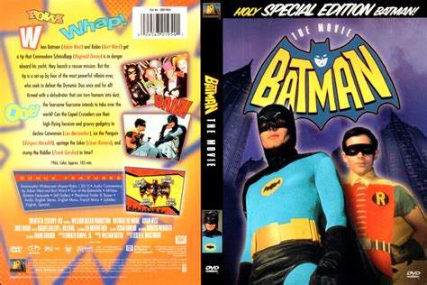 BATMAN THE MOVIE (1966) R1 DVD COVER & LABEL - DVDcover.Com