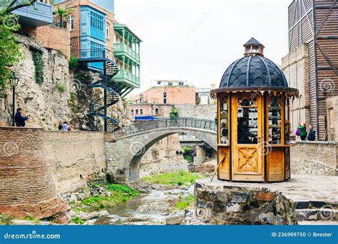 Tbilisi Georgia November The Leghvtakhevi Waterfall In The