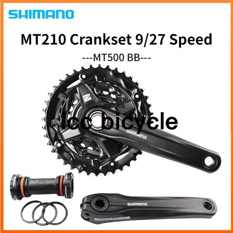 Shimano Alivio Mt Crankset X Speed With Mt Bottom Bracket Bb