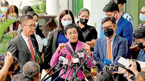 Nobel Laureate Maria Ressa Cleared By Court In Philippine Tax Case