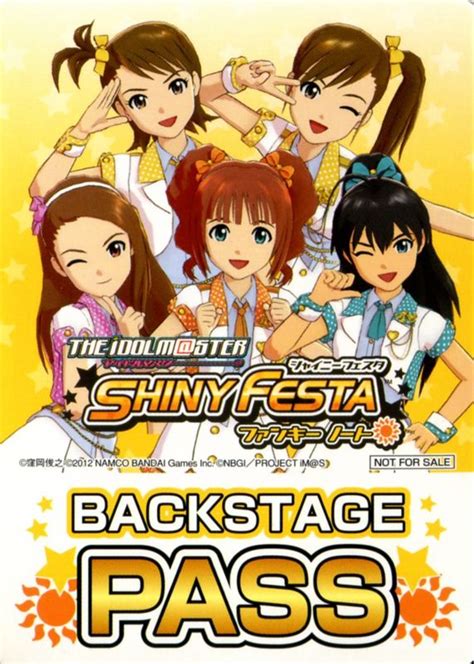 The Idolm Ster Shiny Festa Rhythmic Record Cover Or Packaging