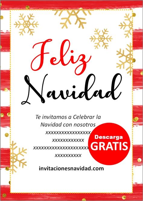 Invitaciones Para Fiesta De Navidad Invitaciones Navidad