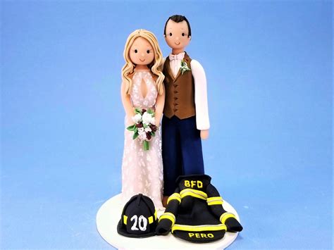 Custom Wedding Cake Toppers Bride And Groom