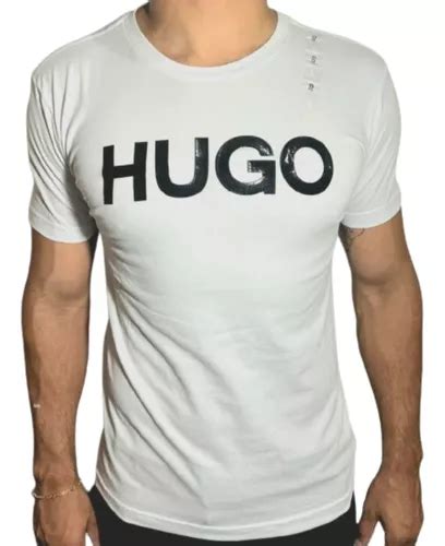 Camiseta Masculina Hugo Boss Regular Fit Grife Peruana Parcelamento