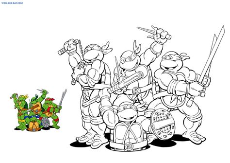 Coloriage Tortue Ninja Imprimer Gratuit Impculsan