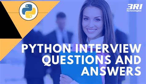 Top 50 Python Interview Questions Answers For Freshers And Experts