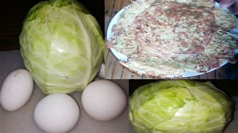 Cabbage Recipe With Egg Simple Cabbage Recipe Youtube