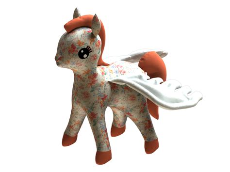 Pegasus Plush Pattern + Resizing Graphic by KseniyaOmega · Creative Fabrica