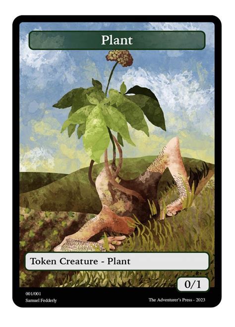 Plant Token I Just Finished Rmtgaltered