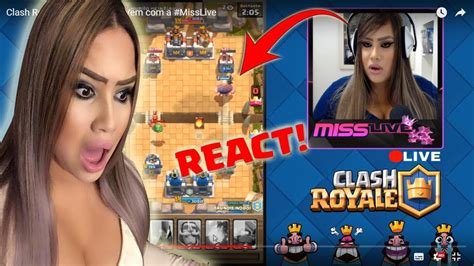 REAGINDO A MINHA PRIMEIRA LIVE DE CLASH ROYALE YouTube