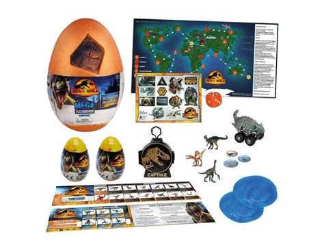 Jurassic World Dominion Uovo Mega Sorpresa Toy Partner Tjw