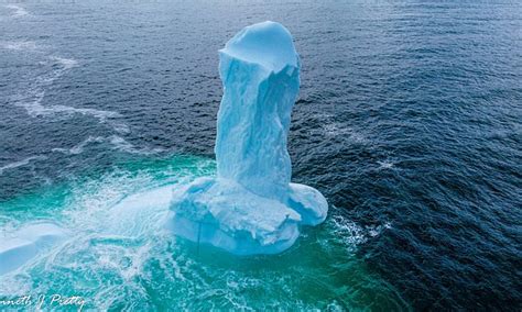 Photo Of Penis Shaped Iceberg Off Canadian Coast Goes Viral Daily