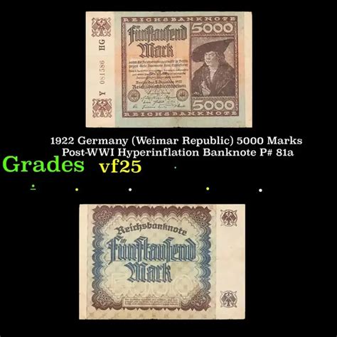 Germany Weimar Republic Marks Post Wwi Hyperinflation