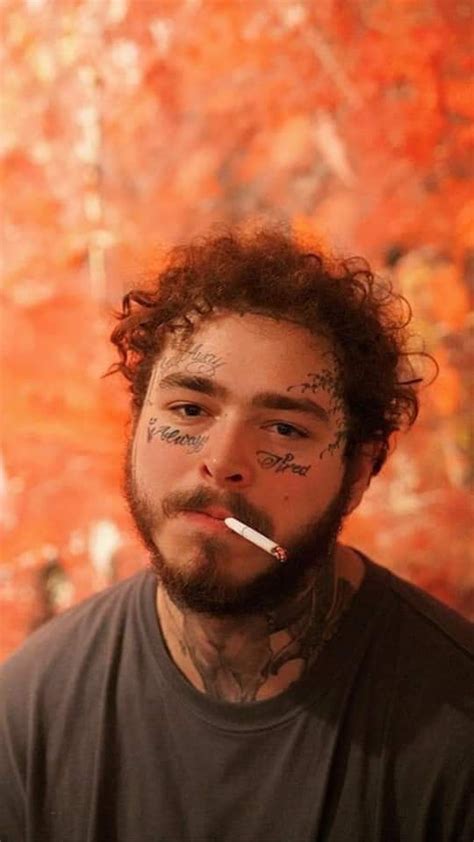 Post Malone Wallpaper Post Malone Quotes Arte Hip Hop Love Post Orange Aesthetic American