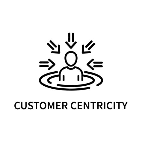 Premium Vector Customer Centricity Icon Isolated On White Background