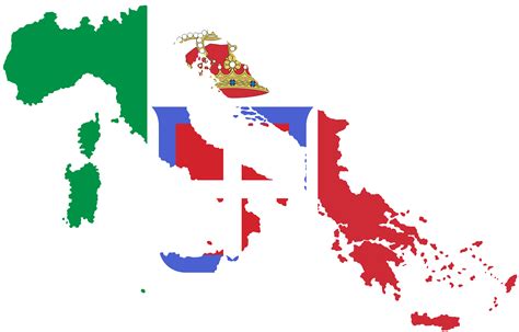 Flag-map of Kingdom of Italy by nguyenpeachiew on DeviantArt