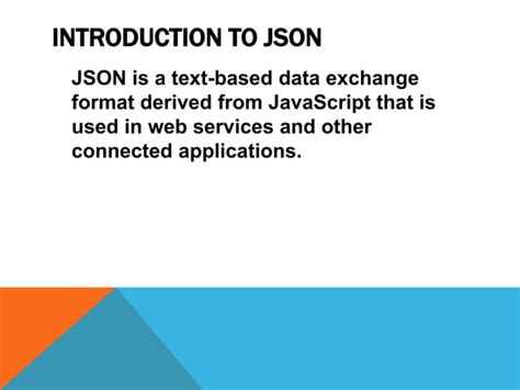 Json Processing PPT