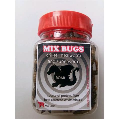 Jual Mix Bugs Selection Top Gr Pakan Sugar Glider Tokek Gecko Tupai