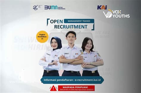 Lowongan Kerja PT KAI Rekrutmen Program Management Trainee Tahun 2024