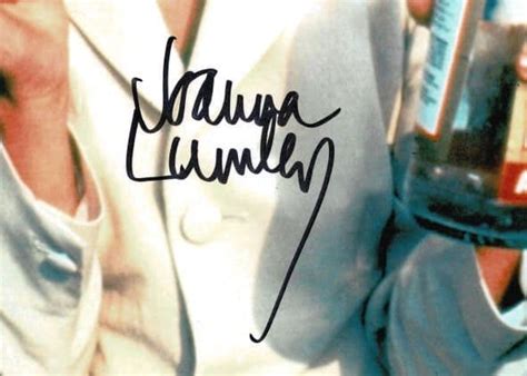 Joanna Lumley Signed Photo Ab Fab