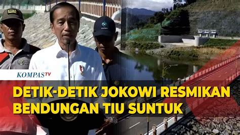 Presiden Jokowi Resmikan Bendungan Tiu Suntuk Di Sumbawa Barat Ntb