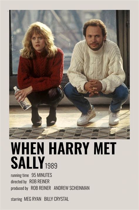 When Harry Met Sally 1989 Made By Me Romance Movie Poster Iconic