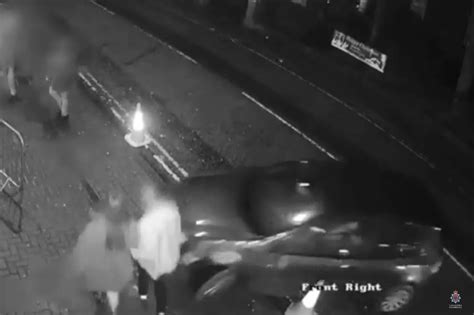 Shocking Footage Shows Moment Driver Deliberately Hits Two People With