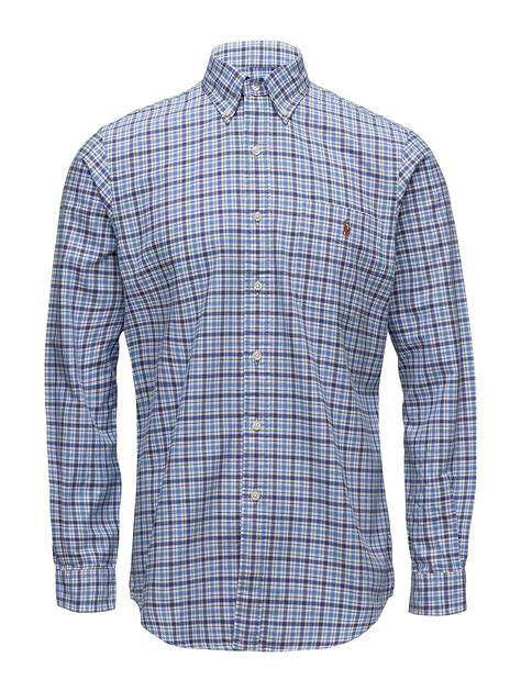 Classic Fit Plaid Oxford Shirt 2743 Blues Multi 499 50 Kr Polo Ralph Lauren