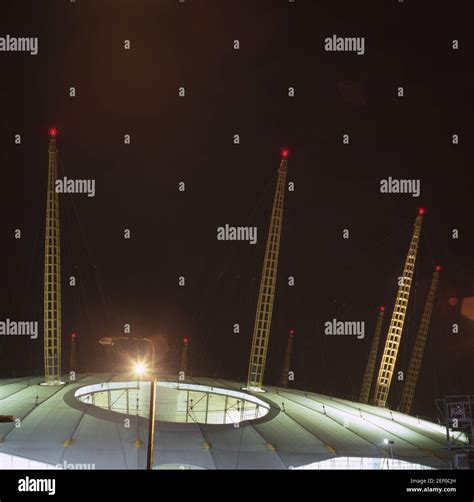 The Millennium Dome under construction Stock Photo - Alamy