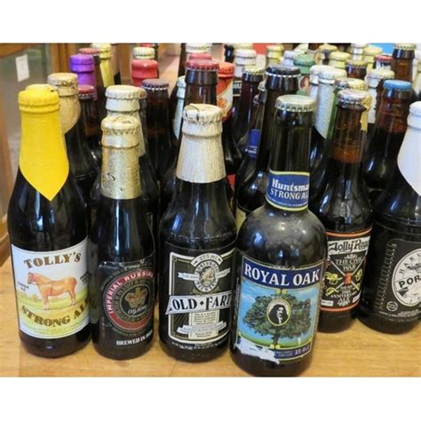 A Large Collection Of Vintage Bottled British Beers Mainly 1970s 1990s