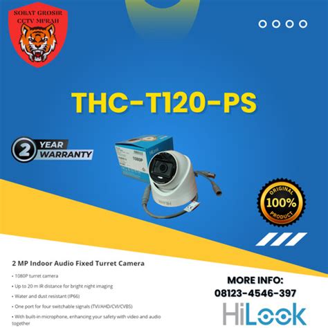 Jual Cctv Indor Hilook Thc T Ps Mp Audio Built In Mic Kab Sleman