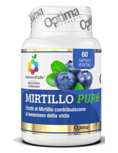 Colours Of Life Mirtillo Puro Capsule Vegetali Mg