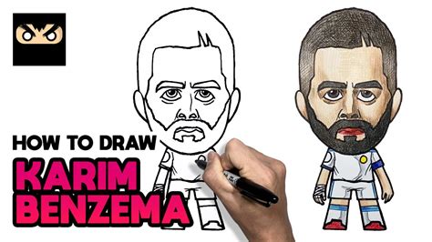 How To Draw Karim Benzema Real Madrid Cf 카림 벤제마 그리기 레알 마드리드 Cf